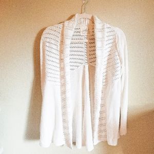 ❤️ANTHROPOLOGIE Angel of The North Ivory Cardigan